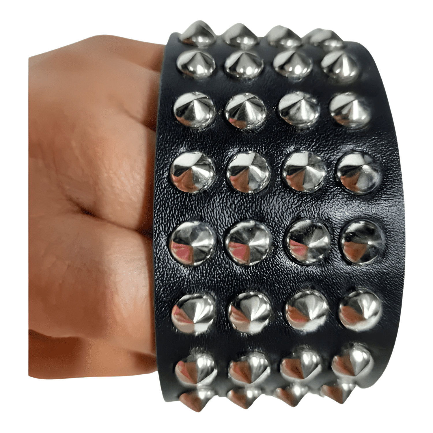 Brazalete pulseras punk rock muñequera-0