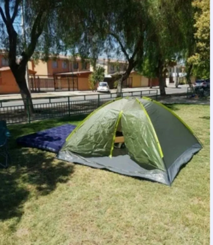 Carpa 240x240 + colchón 2 plazas queen-1