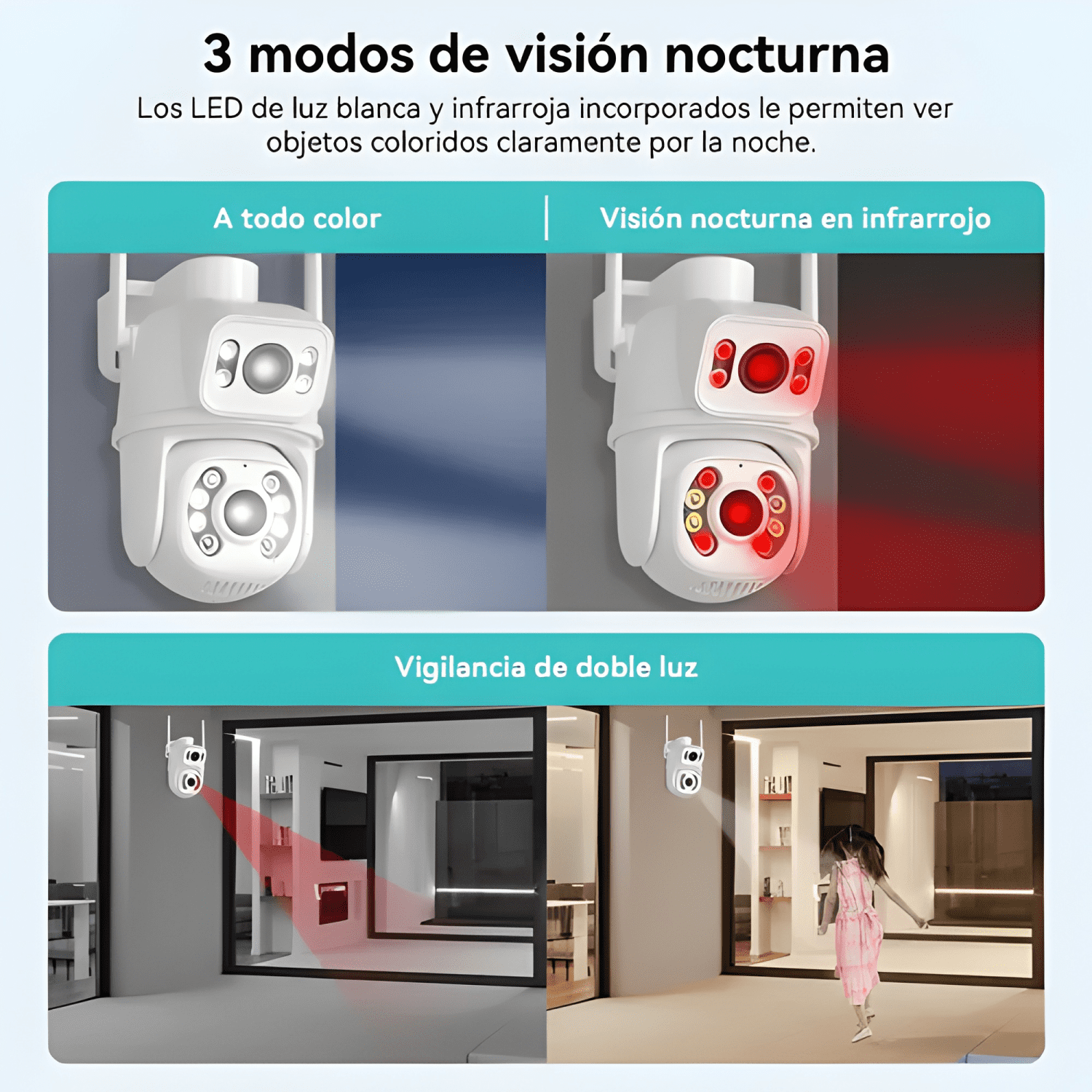 Cámara de Seguridad Wifi Exterior 4k 8mp con Tarjeta de 128g-2