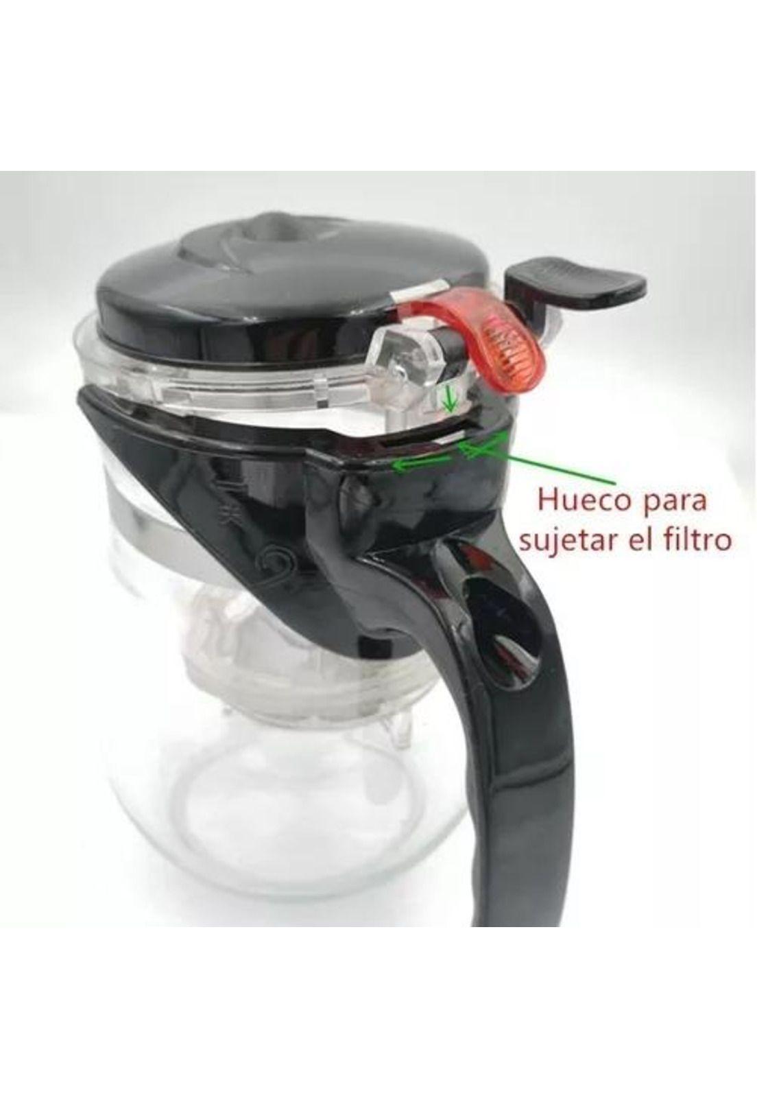 Tazón con Filtro para Té y Hierbas de Vidrio-1