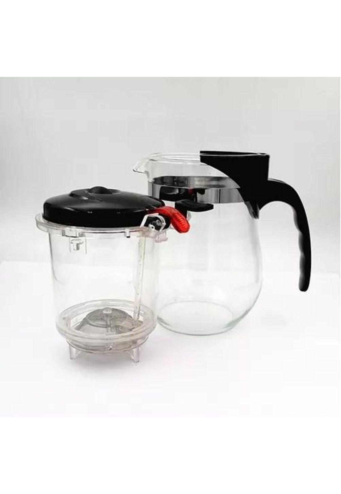 Tazón con Filtro para Té y Hierbas de Vidrio-3