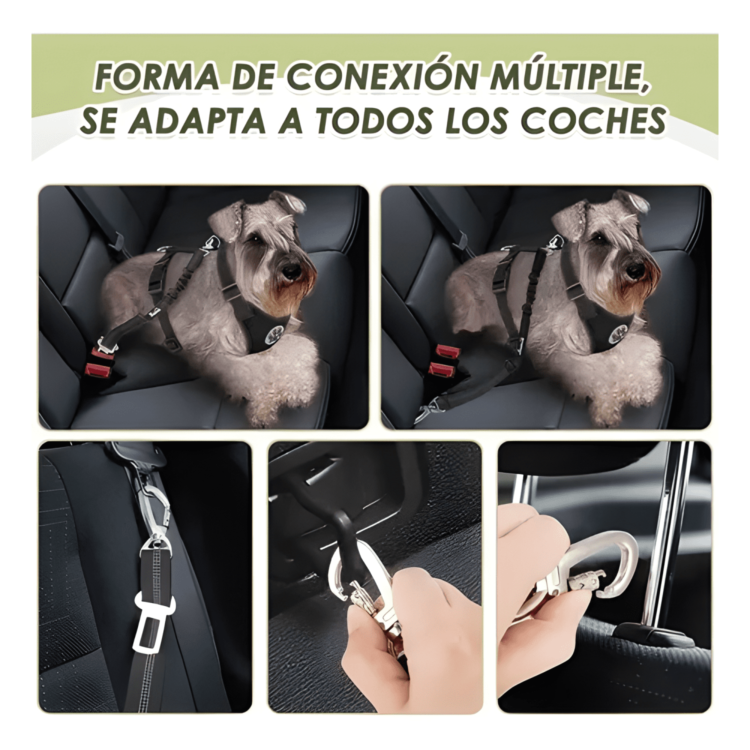 Arnés ajustable reflectante con cinturón seguridad #2-2