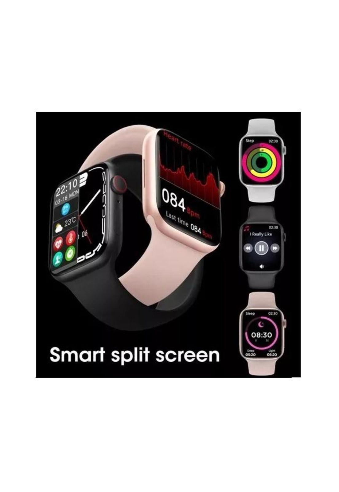Reloj inteligente pro call serie 7 color rosado-3