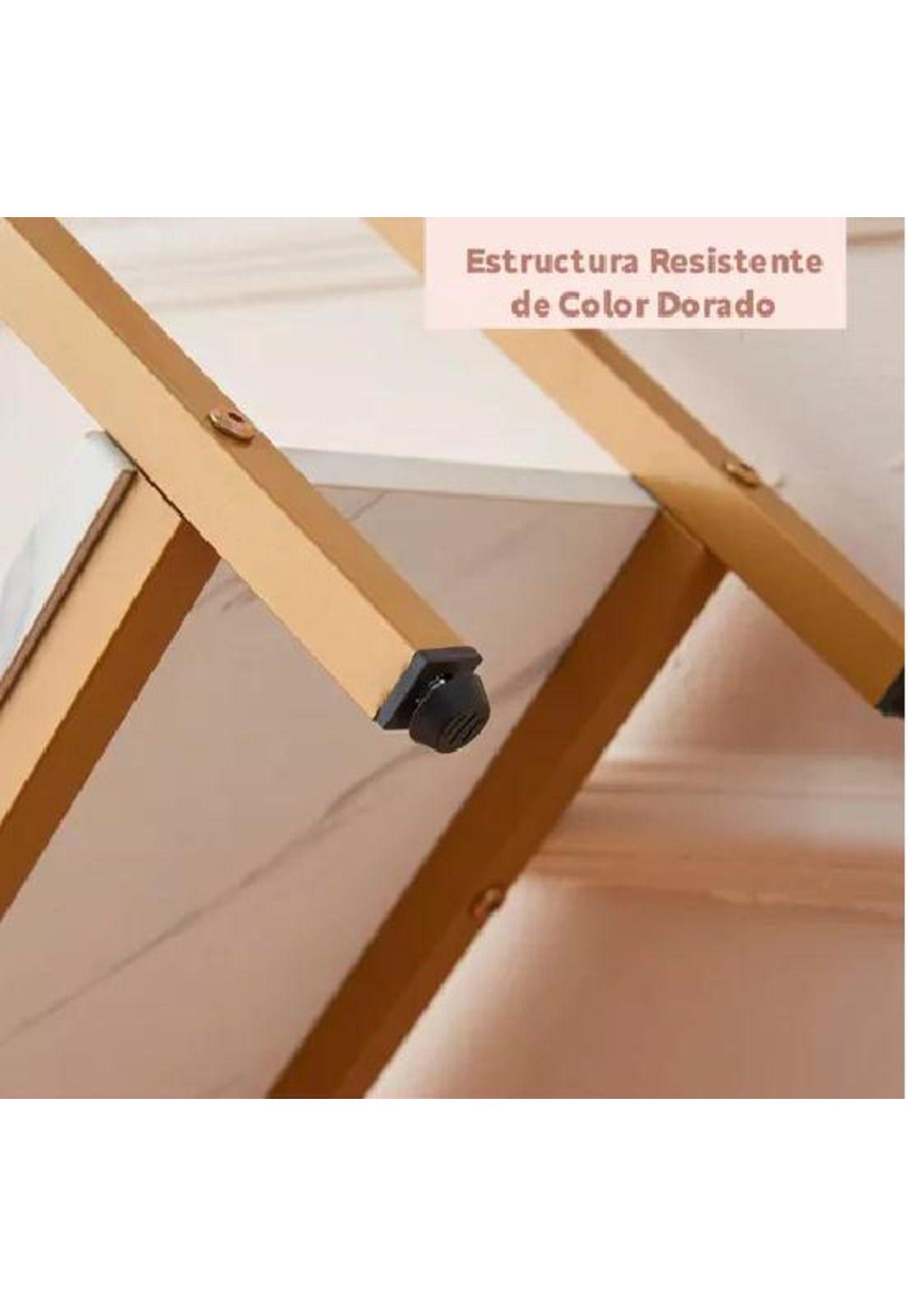 Arrimo White Stone, cubierta MDF mármol blanco-4