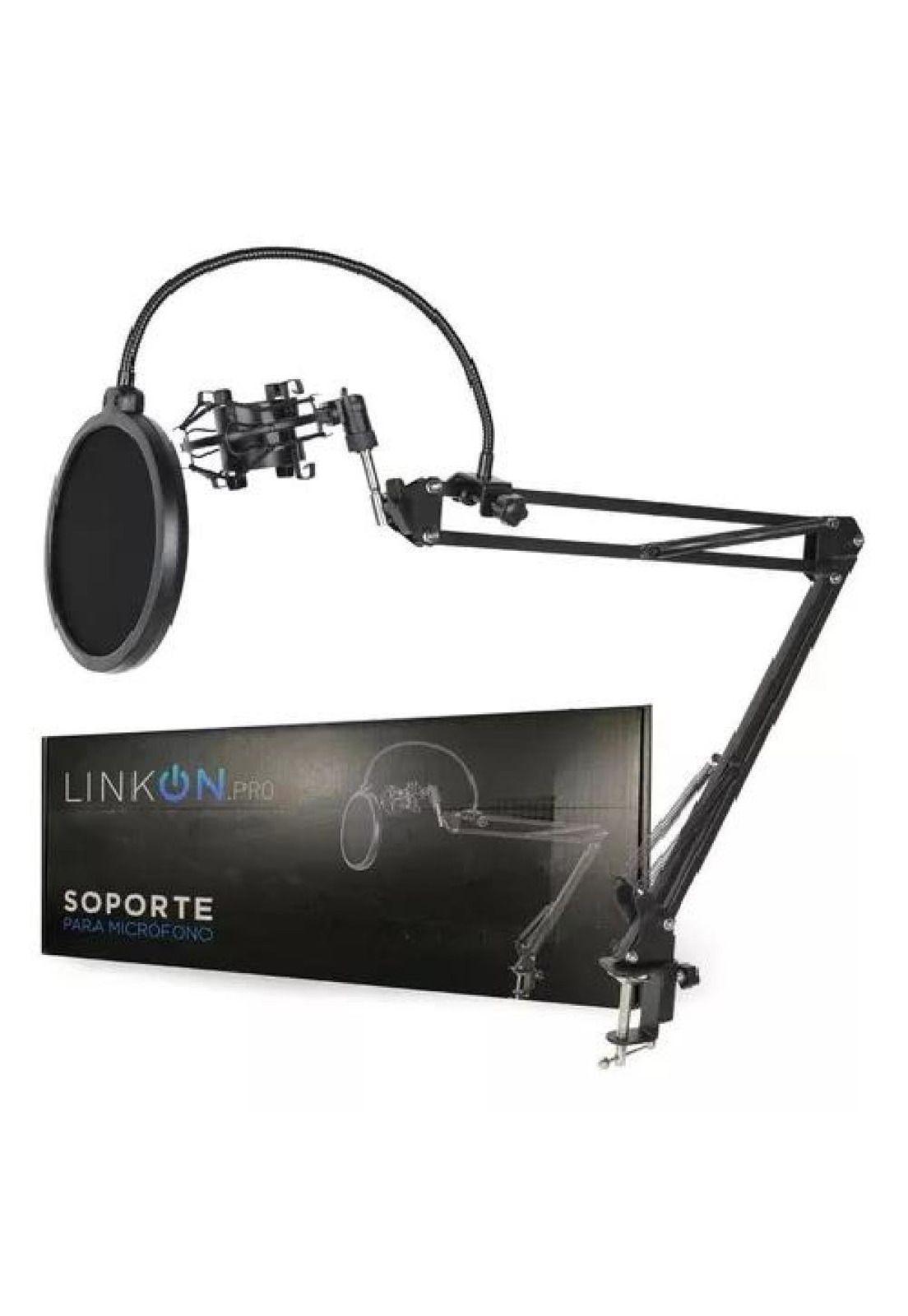 Kit Soporte para Micrófono - Condensador, Brazo Antipop y Araña Linkon-0