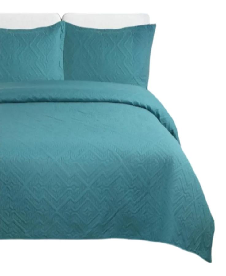 cubrecama quilt unicolor verano 2 plazas 230x250-1
