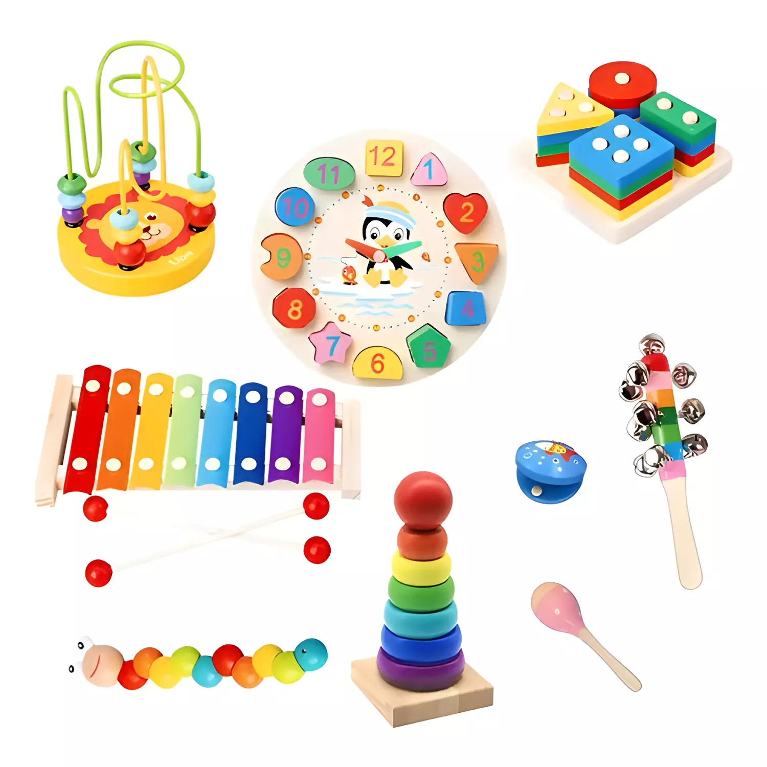 Juguetes de estimulación temprana para niños 9 pcs #11-0