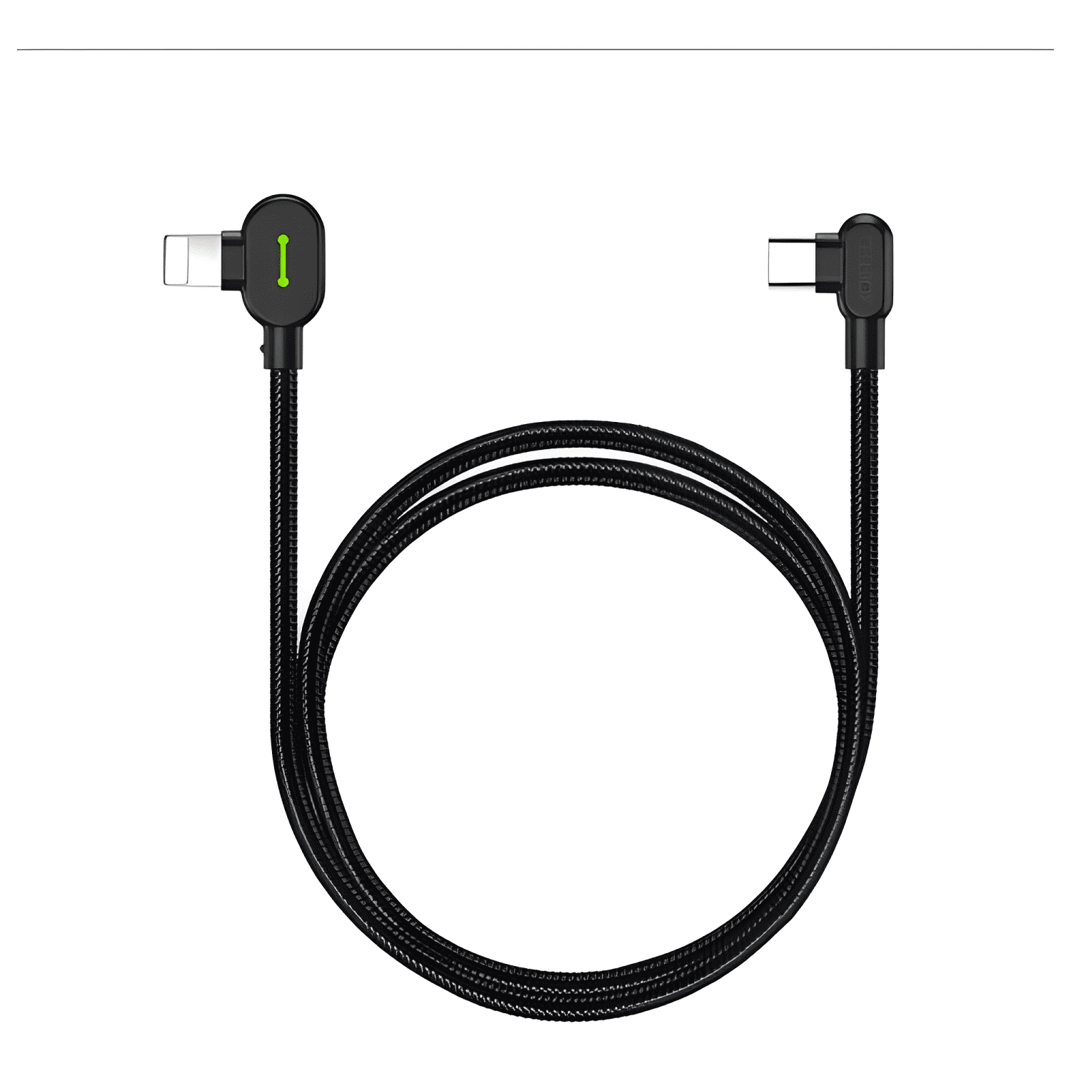 Cable USB tipo c a light-ning 90° cellbox gamer carga-0