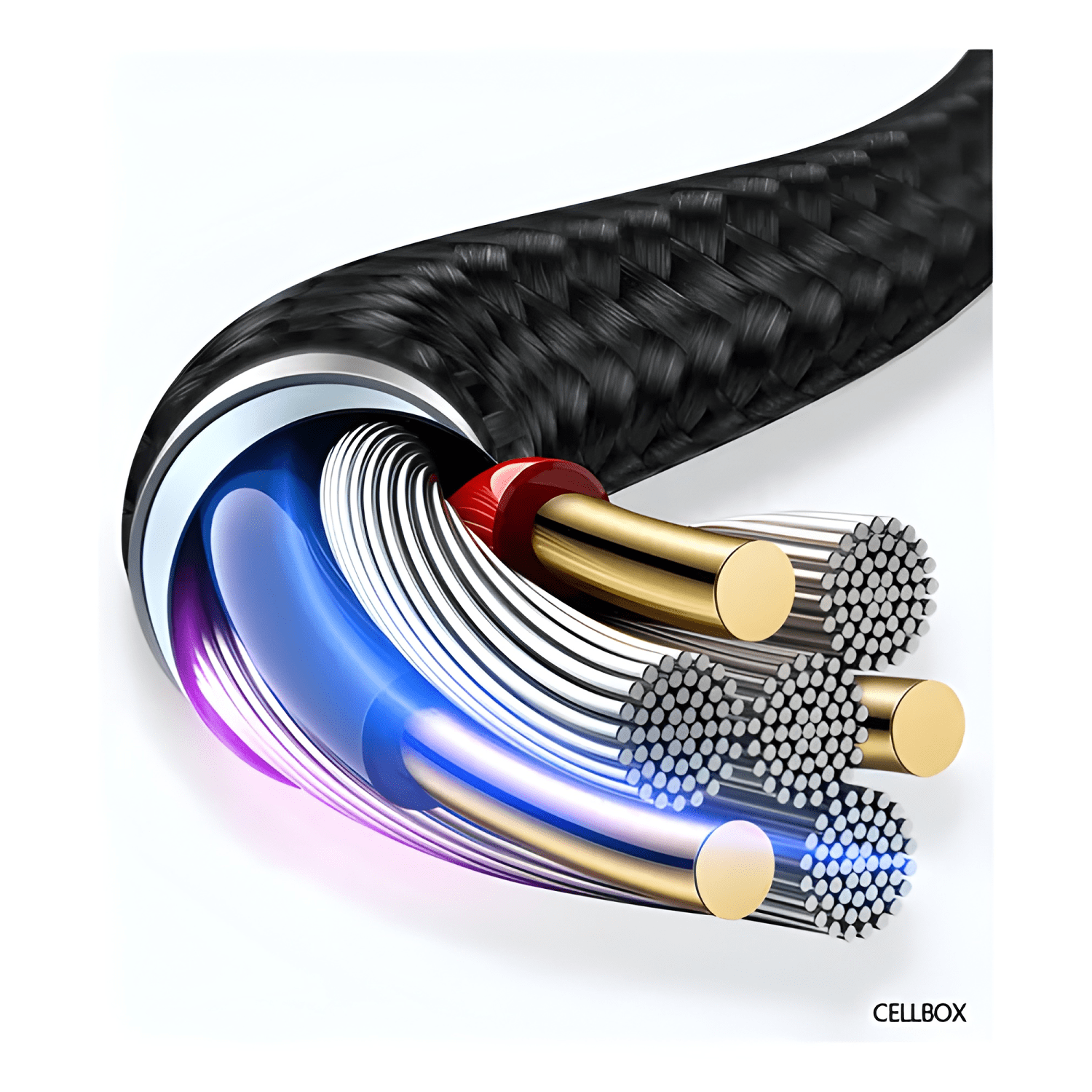 Cable USB tipo c a light-ning 90° cellbox gamer carga-3