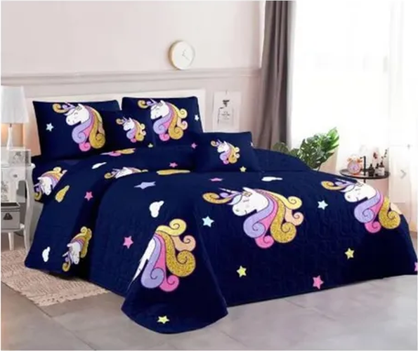 cubrecama 1.5 plaza niños niñas quilt verano alonso-0