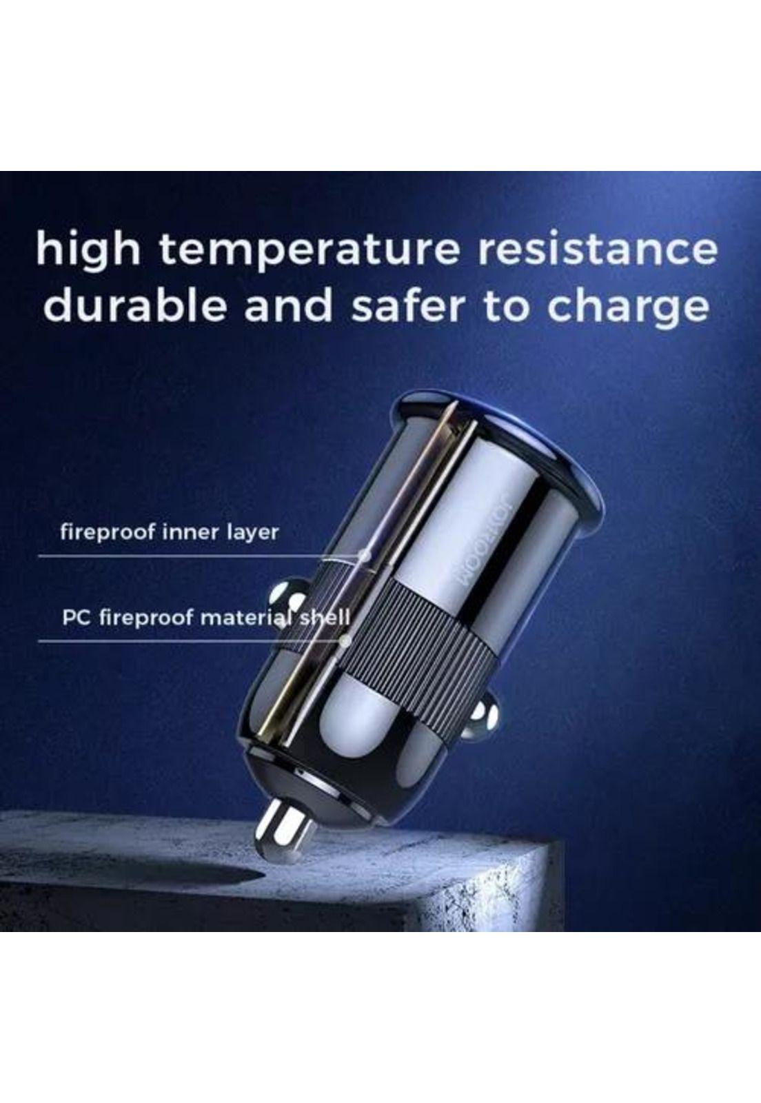 Cargador rápido para automóvil doble puerto USB 5V 3.1A blanco-2