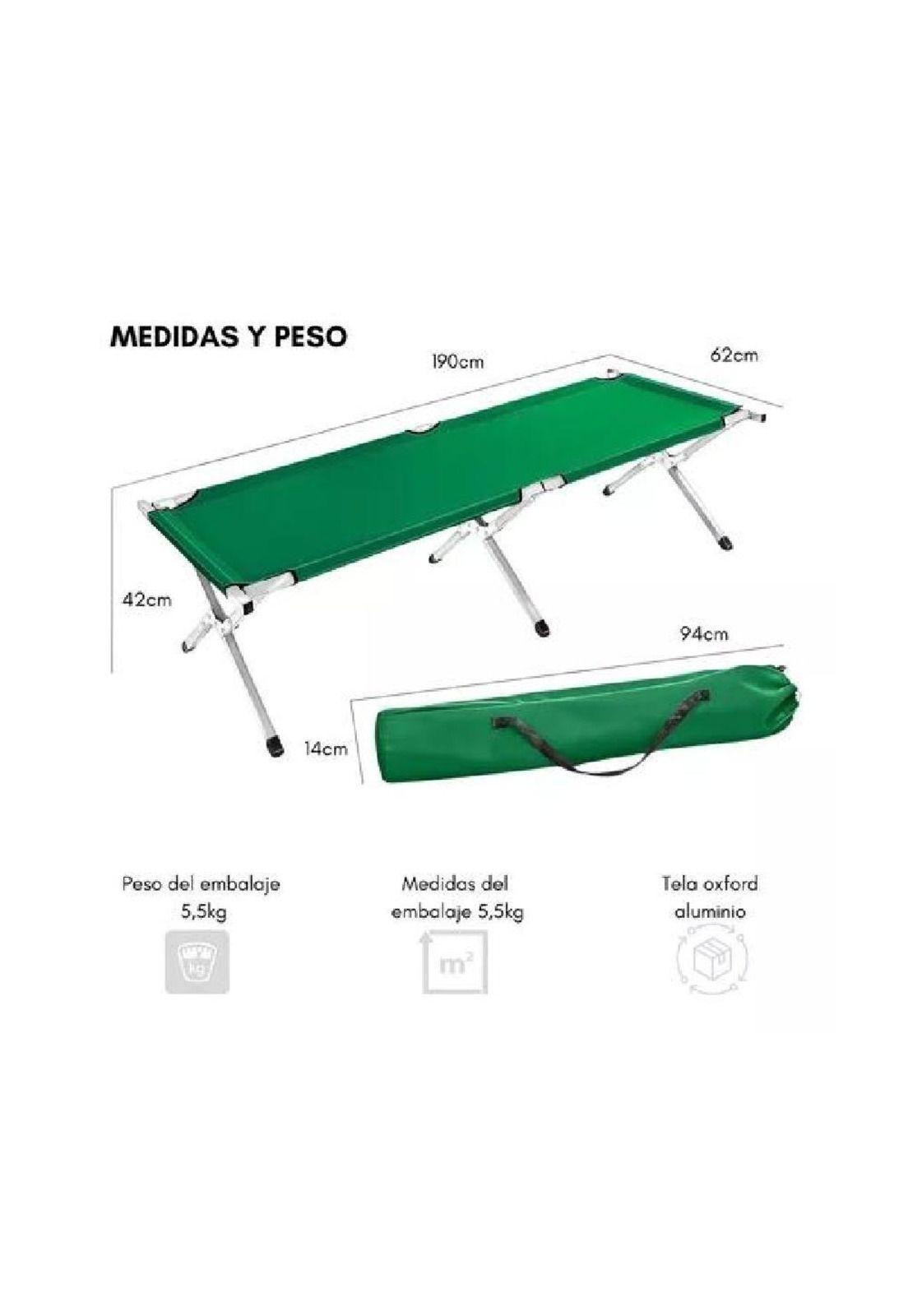 Catre cama campaña camping plegable portátil outdoor militar verde-2