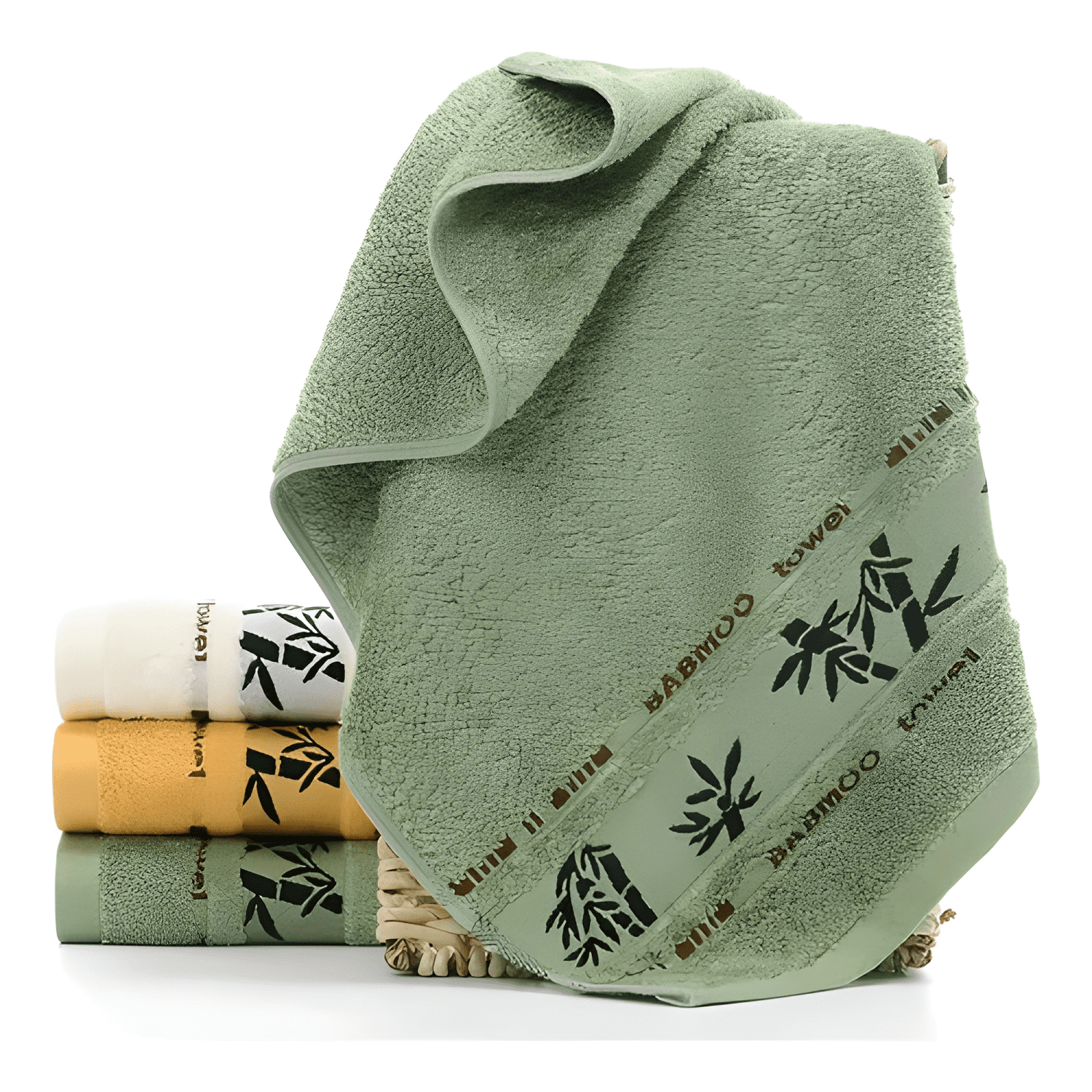 Set 6 toalla de baño algodón bamboo súper suaves 140*70cm #2-2