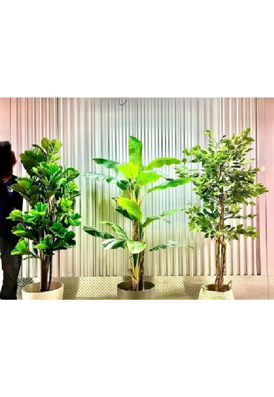 Planta Artificial Banano 120cm Luxury 12 Hjs / Arbusto Real-3