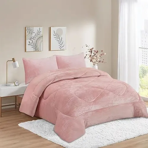 Cobertor invierno chiporro 1.5 plaza polar plush rosa-0
