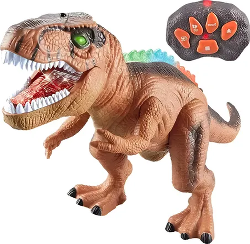 dinosaurio t-rex rc luces sonidos niños-0