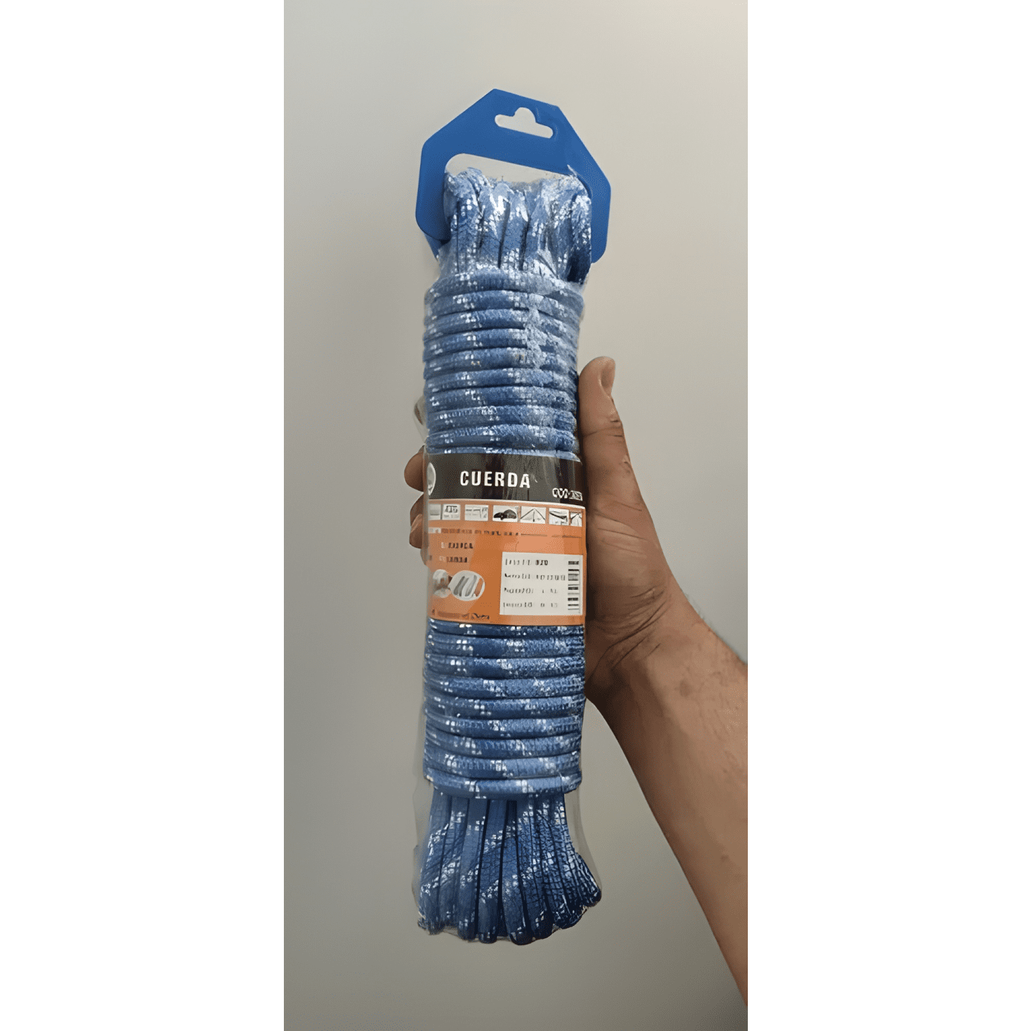 Cuerda cordel amarra soga polipropileno 8mm x 20 metros #5-1