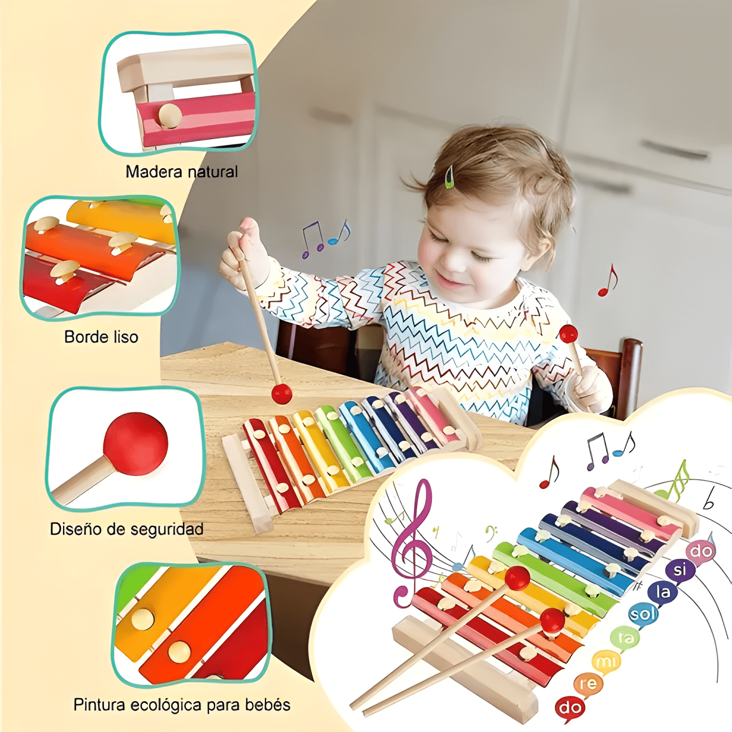 Juguetes de estimulación temprana para niños 9 pcs #8-3