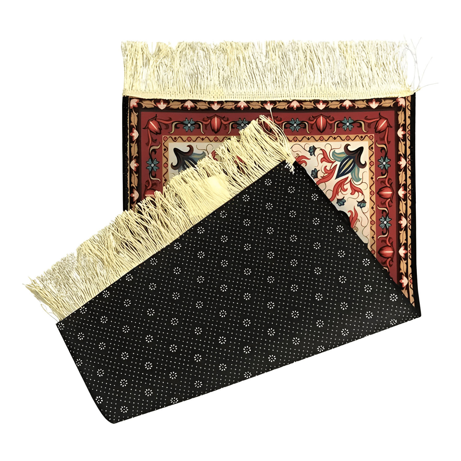 Alfombra Tapete Limpiapies Flequillos Rectangular 60x39cm #1-0
