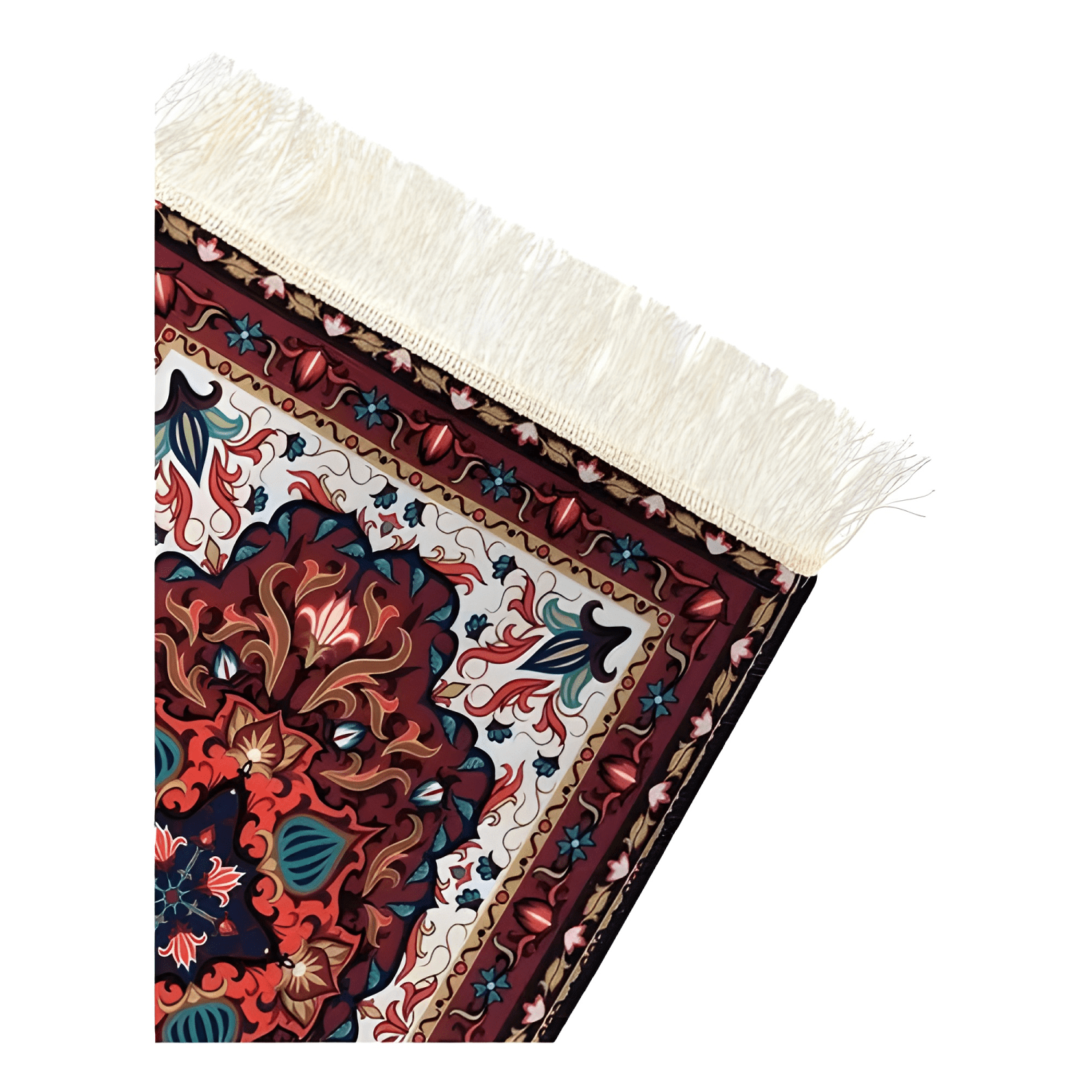Alfombra Tapete Limpiapies Flequillos Rectangular 60x39cm #1-1