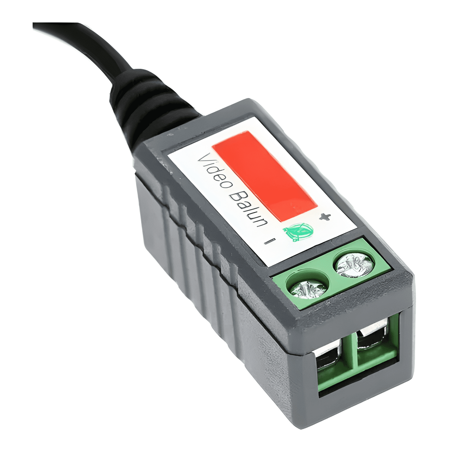 X4 Par Video Balun Pasivo Cable 720p 1080p Hdcvi Ahd Gris-1