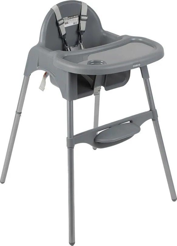 Silla alta bebé Cosco Cook color gris-0