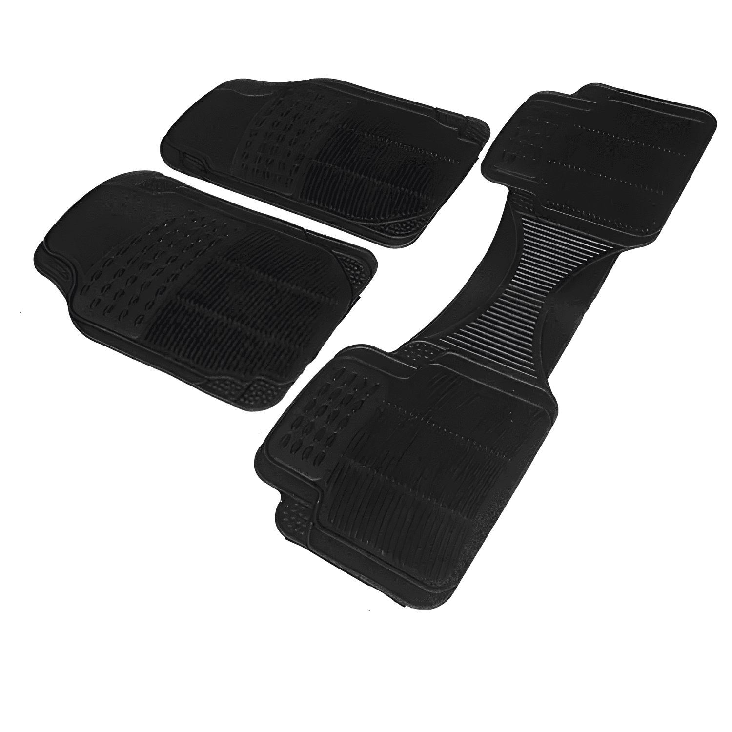 Alfombra Piso De Goma Auto Universal 3 Piezas Camello /r&c-2