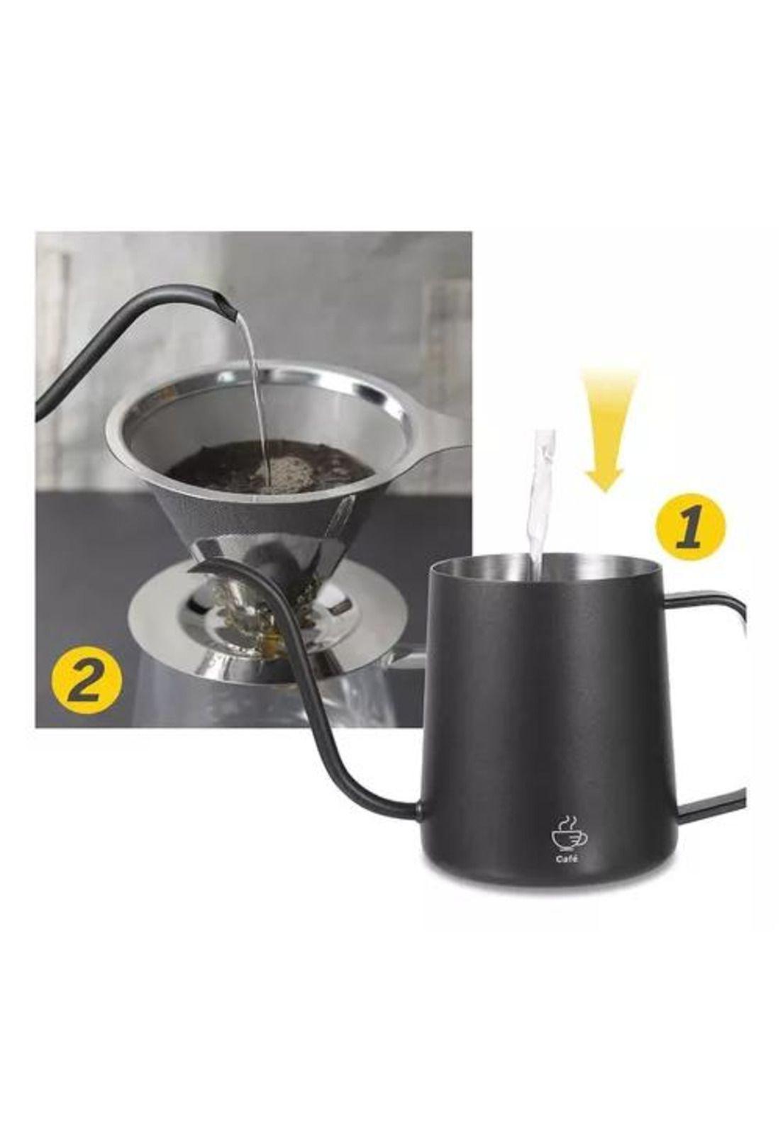 Cafetera Tetera Cuello de Cisne - Acero Inoxidable 350 , Ideal para Verter-7