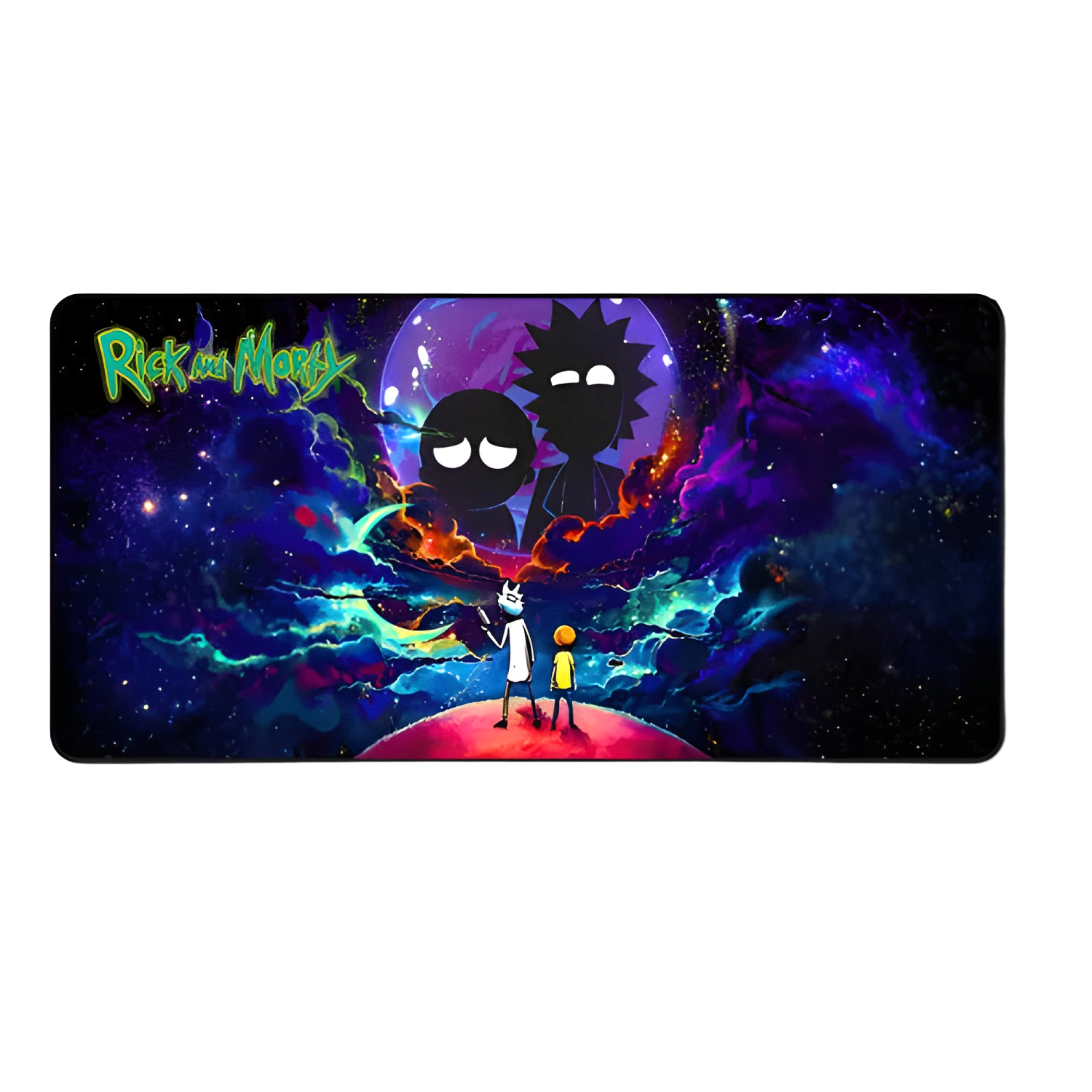 Mouse Pad Gamer Xxl Gran Diseño Rick y Morty 80x40 Cm-0