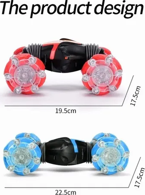 auto rc sensor mano acrobático inducción-1