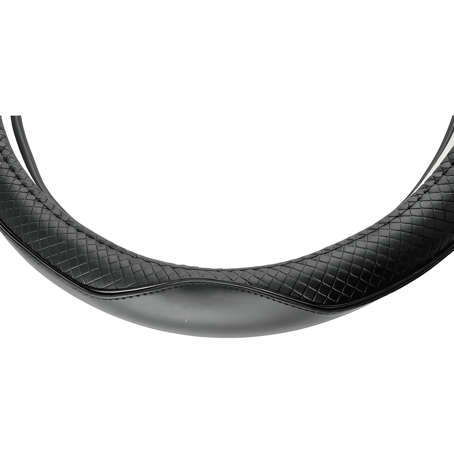 Funda Cubre Volante + Gom Int.blanca 38tipod y 36cm Negro-1