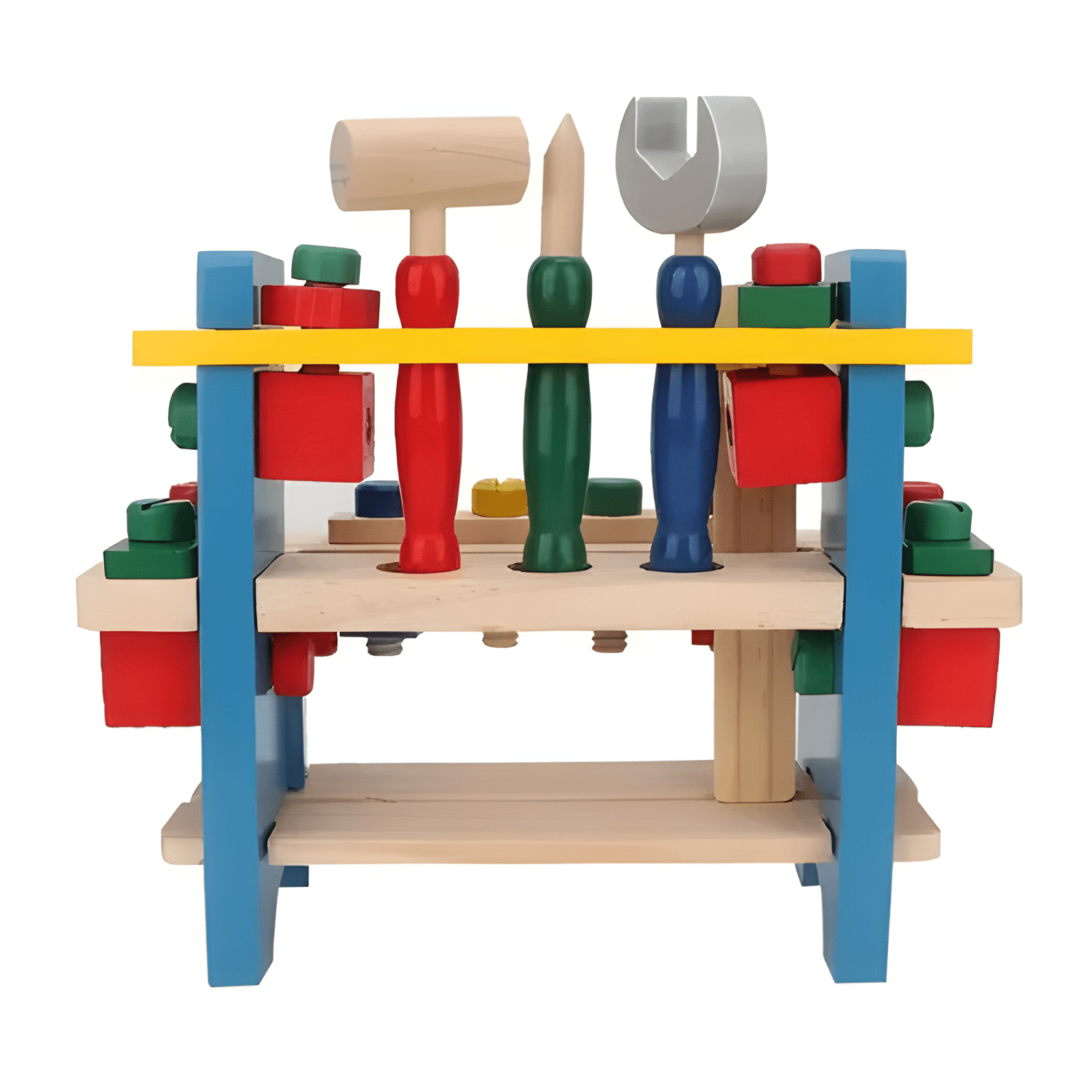Caja de herramientas de madera juguete didáctico niños-1