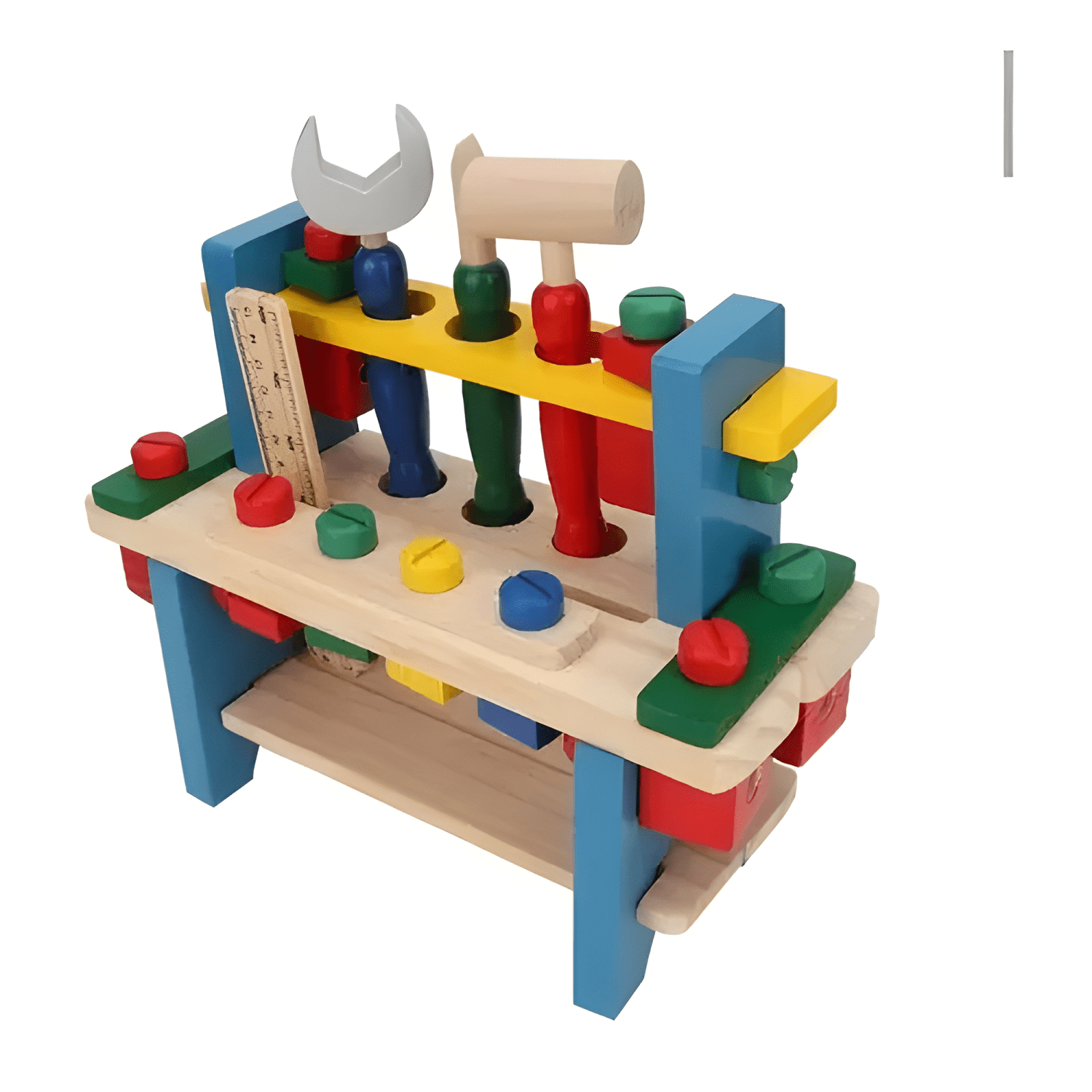 Caja de herramientas de madera juguete didáctico niños-3