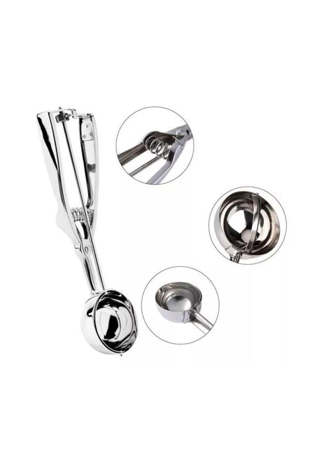 Cuchara helado , color plata-2