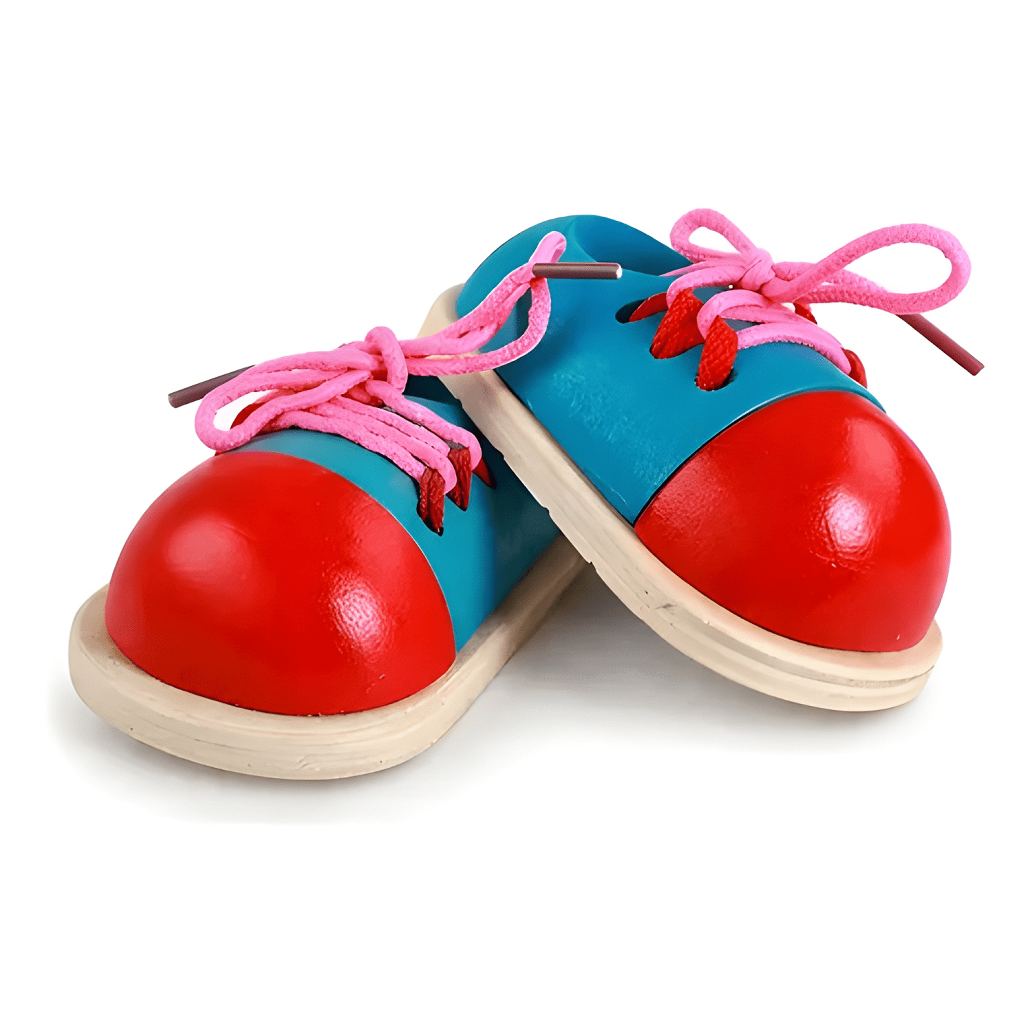 Juego didáctico motricidad fina zapatos enhebrar para niños-0