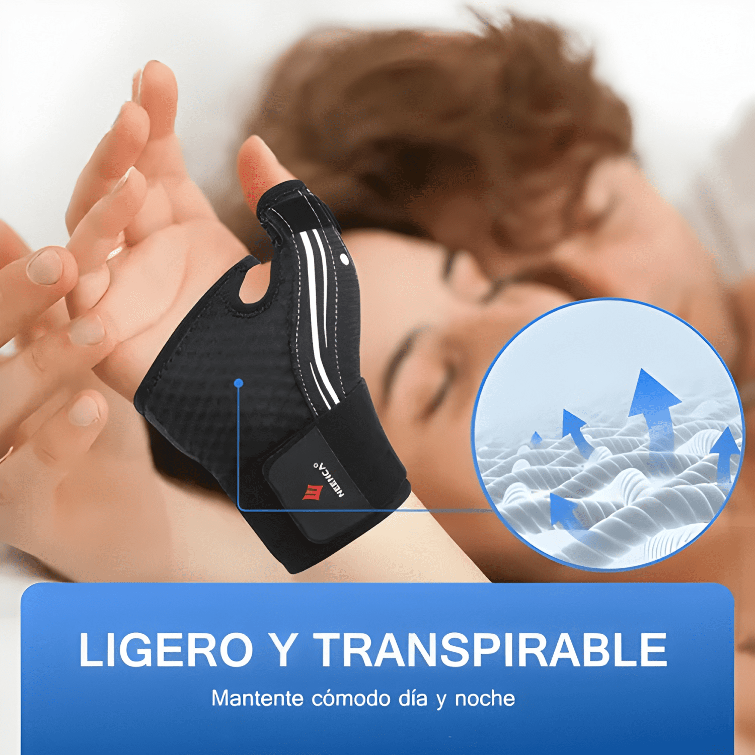 Muñequera ortopédica ajustable para túnel carpiano-1