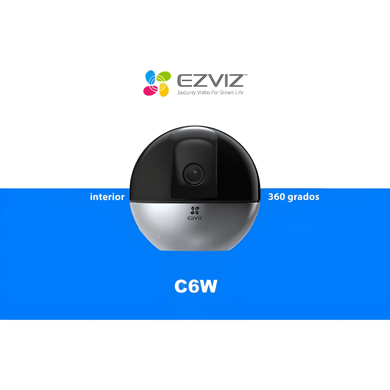 Cámara Wifi Alexa/google Ezviz C6w 2K con Resolución Gris-4