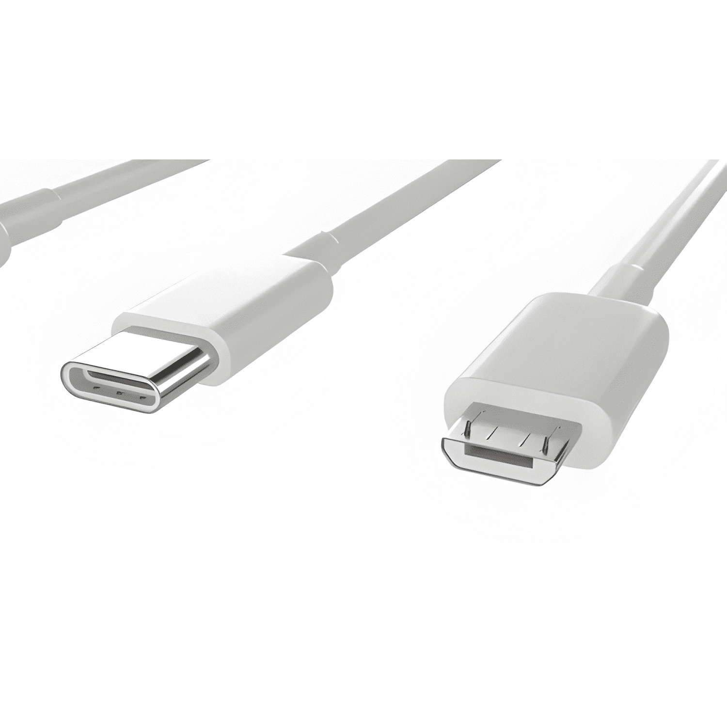 Cable cargador USB 3 en 1 tipo-c/micro Blanco-4