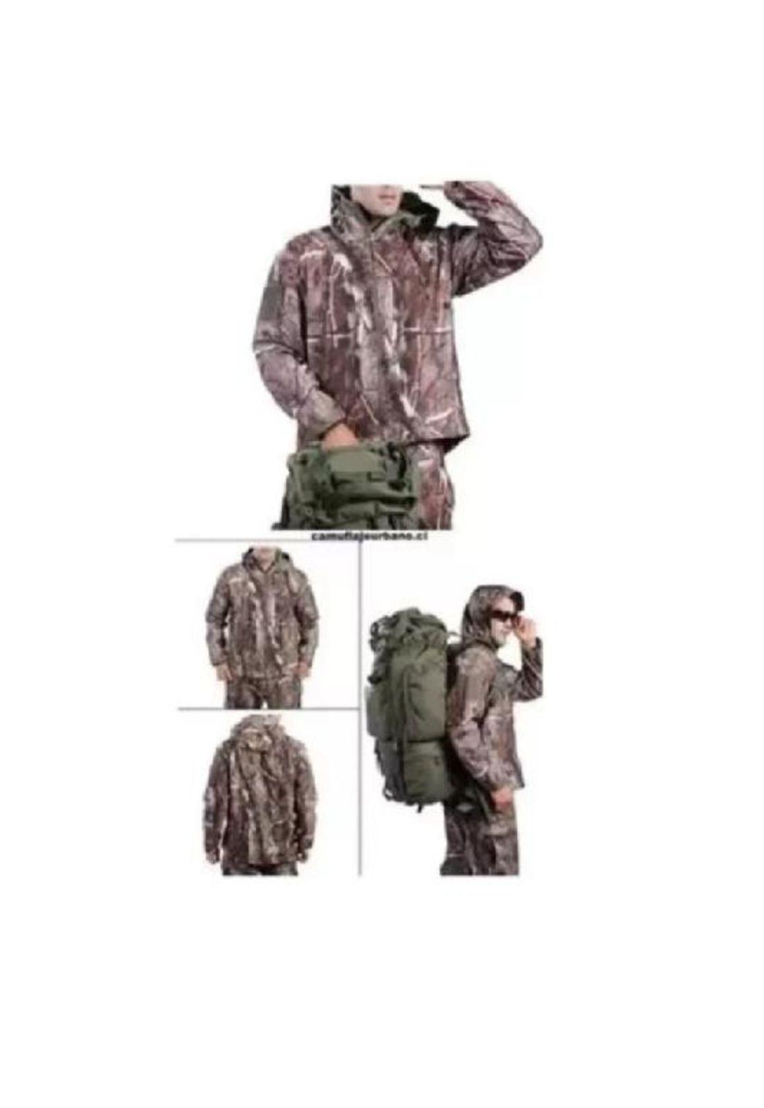 Chaqueta softshell táctica militar con capucha impermeable, talla M-3