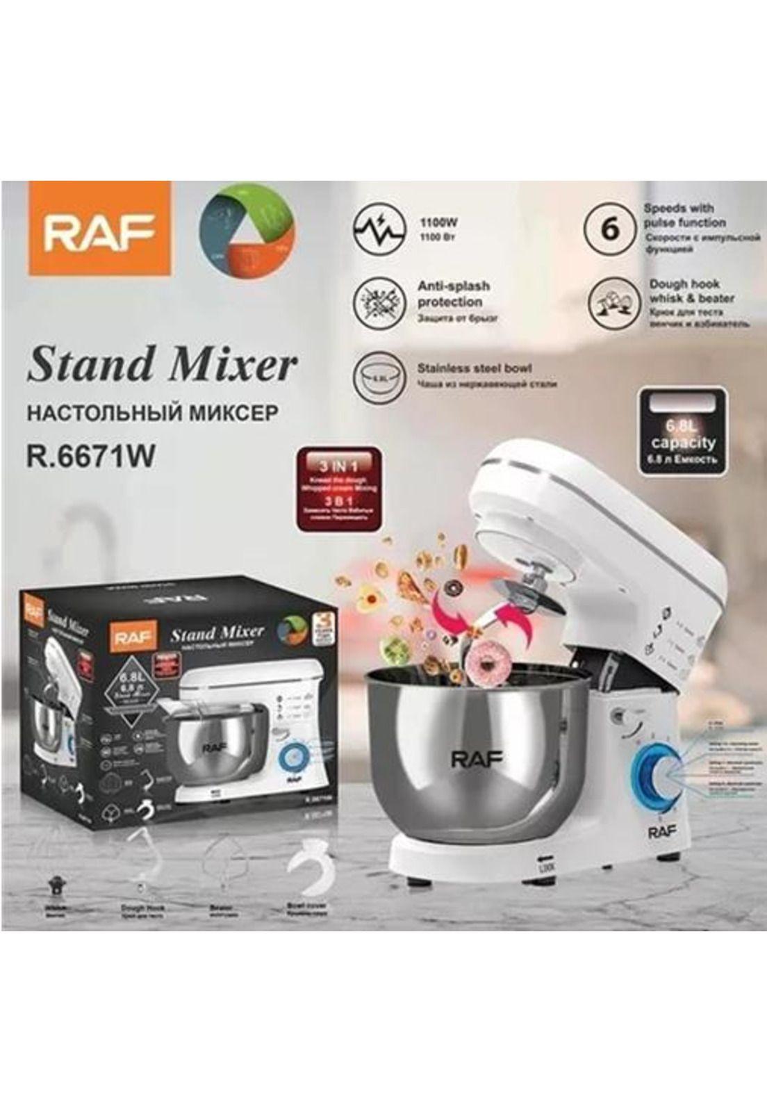 Batidora planetaria amasadora 3 en 1 6.8L R.6671W-4