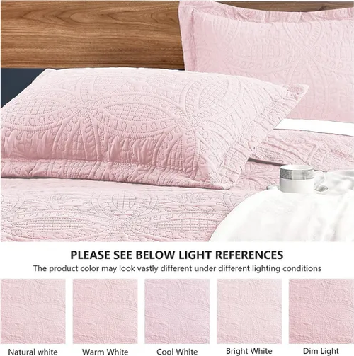 cubrecama quilt reversible 264x228 king + 2 fundas-1