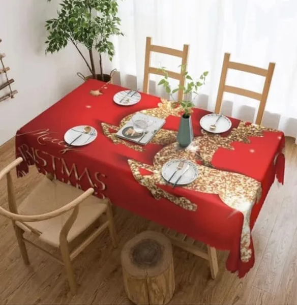 mantel navideño rectangular 150x220cm-0