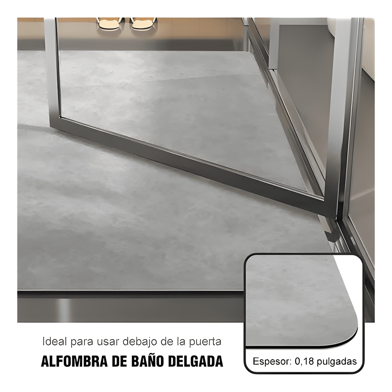Tapete De Piedra De Diatomeas Secado Baño Rápido 40x60cm-1