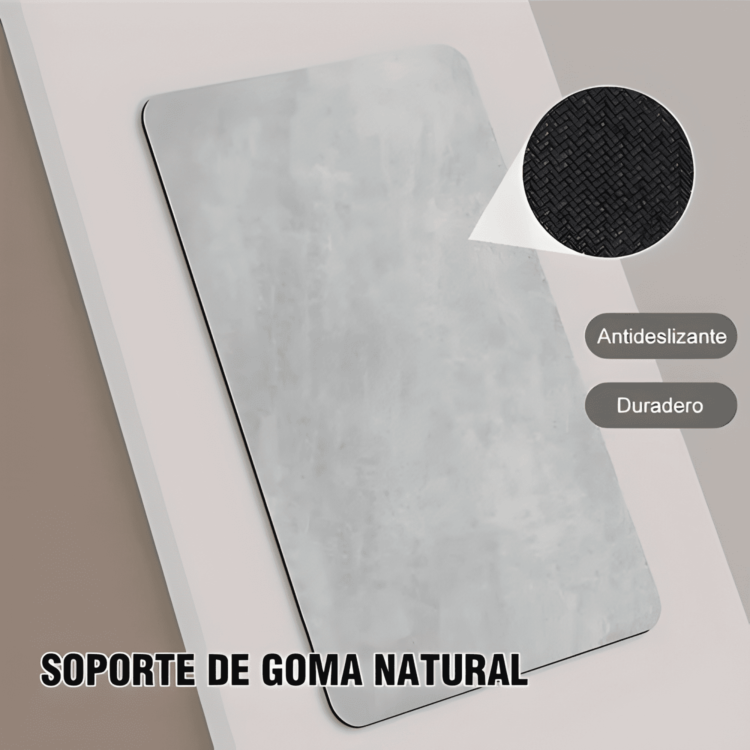 Tapete De Piedra De Diatomeas Secado Baño Rápido 40x60cm-2
