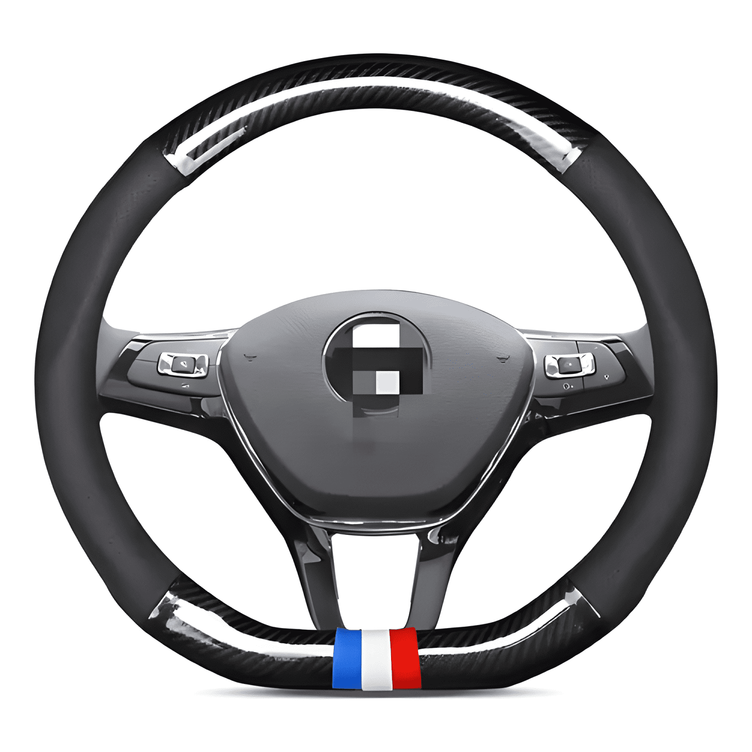 Funda Cubre Volante Deportivo Tipo D Eco Cuero 38c Sport Ryc-0