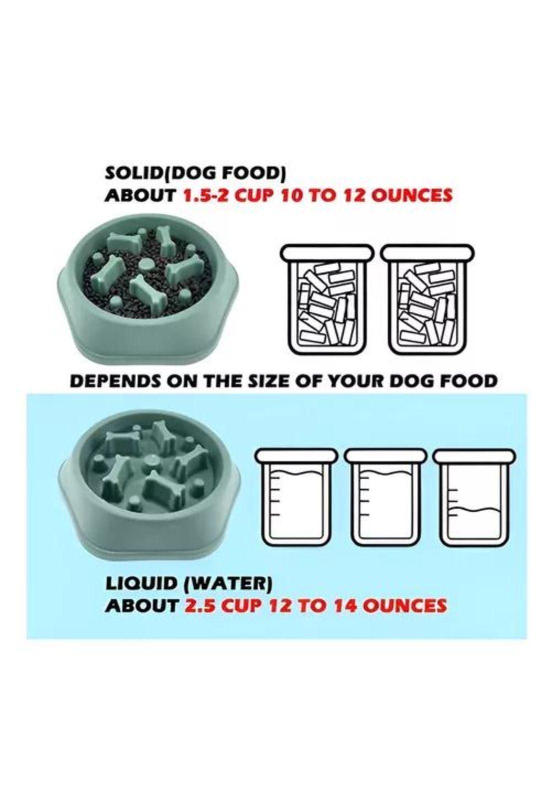 Per-Ros Antistress - Color Verde, Plato de Comida Antiansiedad-4