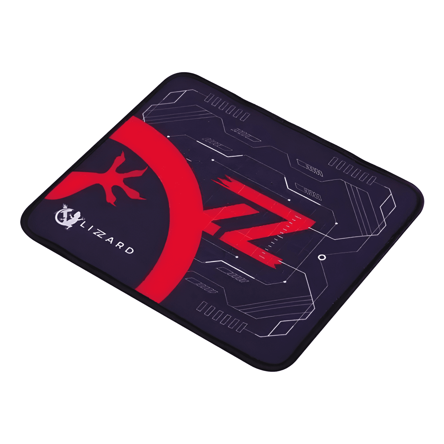 Mousepad Gamer Antideslizante Lizzard XZZ-MP-02 Poliéster-0