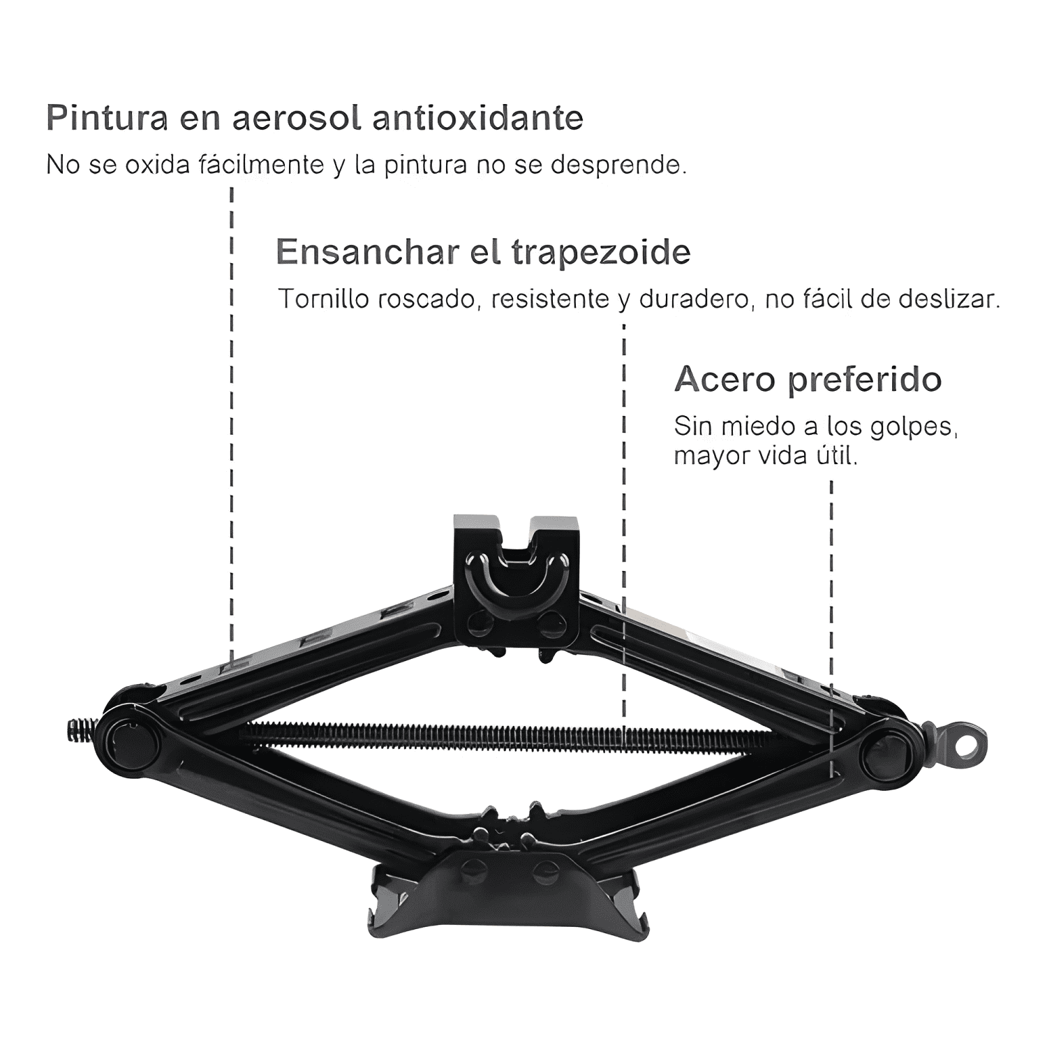Gata Tijera Hidráulica para Auto 2 Toneladas-2