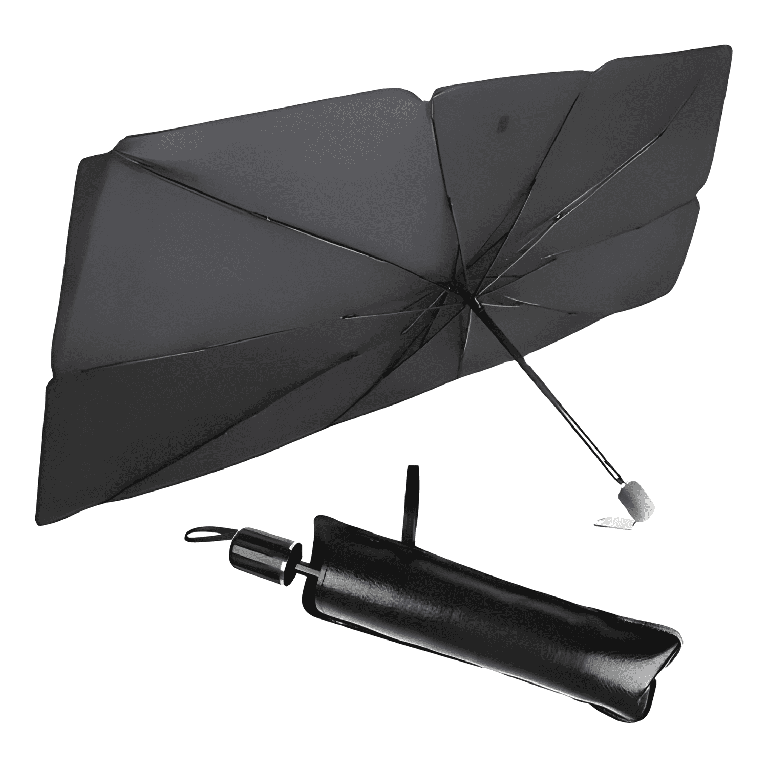 Quitasol Tipo Sombrilla Parasol Parabrisas Auto Cubre Plus-0