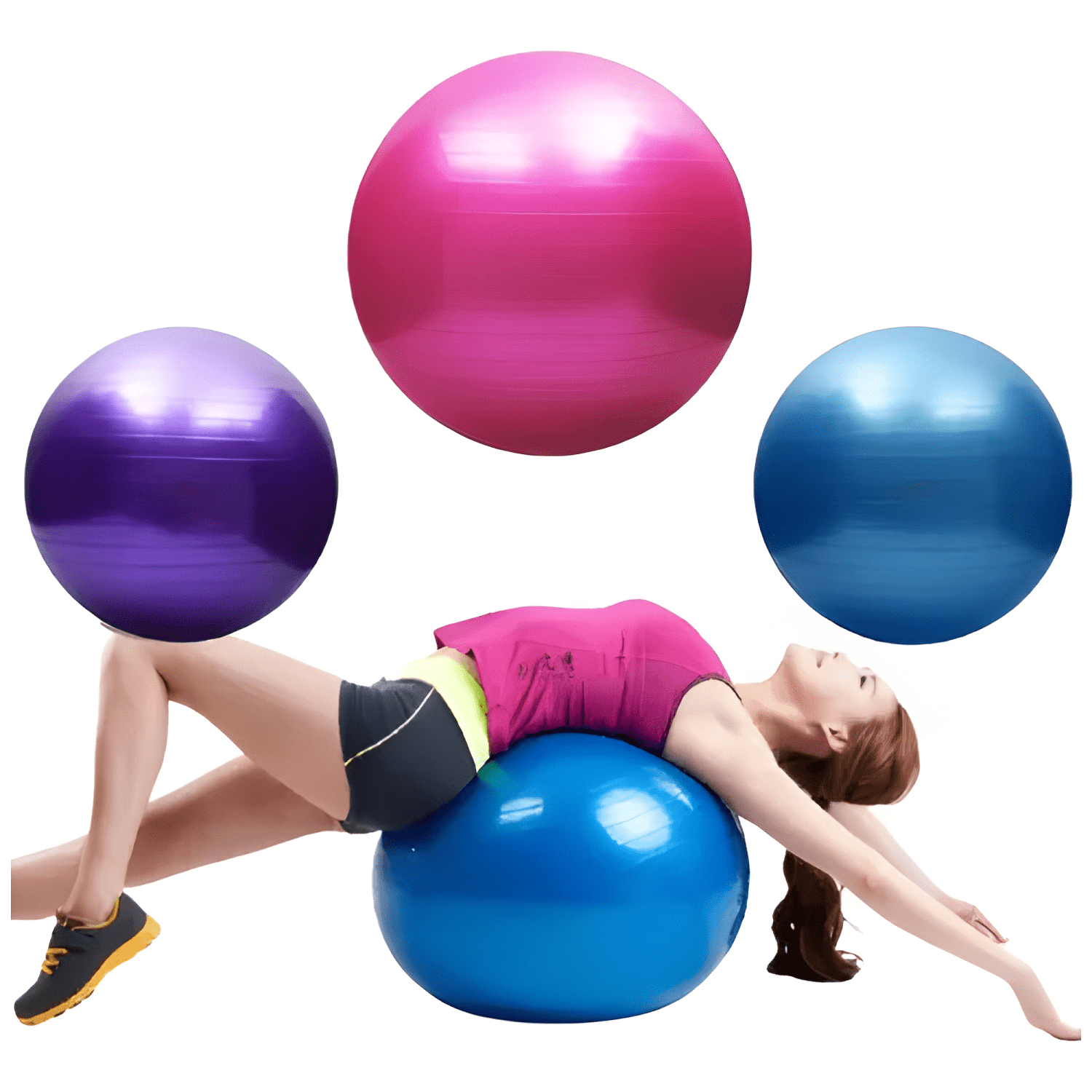 Pelota yoga pilates casa living antiexplosión 75cm-2